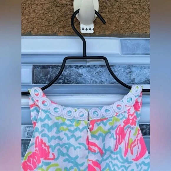 Lilly Pulitzer Lobstah Roll Lace Detail Dress size 00 - Picture 10 of 12